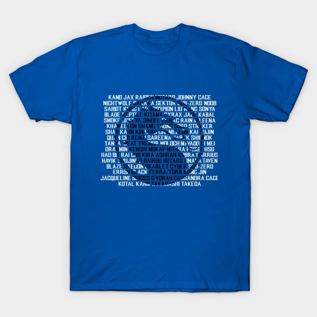 Mortal Kombat Fighters T-Shirt by Jawes